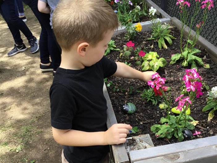Variety Child Learning Center playing in the garden